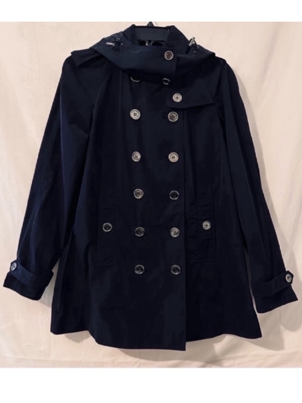 Burberry | Coat/Jacket | Burberry Brit Rain Jacket with Detachable Hood …